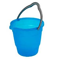 Balde traslucido 10 litros